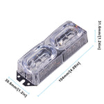 Fanale posteriore stroboscopico per moto DC 9V-80V 2W, Strobe Tail Light