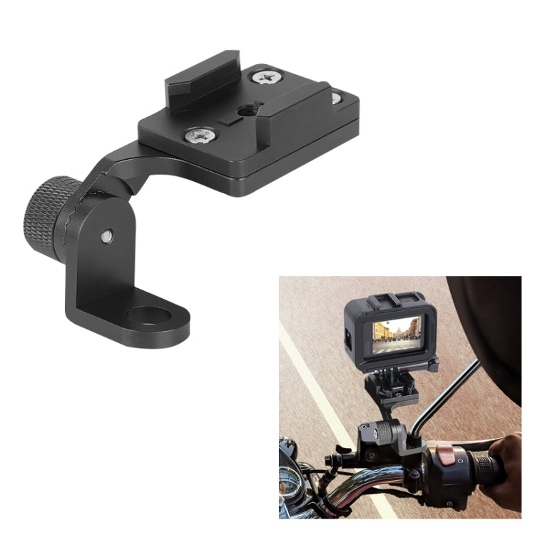 RUIGPRO Staffa per telefono in lega per manubrio moto per GoPro HERO9 Black / HERO8 Black /7/6/5, Insta360 One R, DJI Osmo Action, fotocamere Xiaoyi Sport