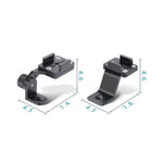 RUIGPRO Staffa per telefono in lega per manubrio moto per GoPro HERO9 Black / HERO8 Black /7/6/5, Insta360 One R, DJI Osmo Action, fotocamere Xiaoyi Sport