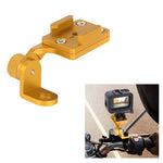 RUIGPRO Staffa per telefono in lega per manubrio moto per GoPro HERO9 Black / HERO8 Black /7/6/5, Insta360 One R, DJI Osmo Action, fotocamere Xiaoyi Sport
