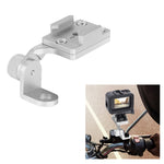 RUIGPRO Staffa per telefono in lega per manubrio moto per GoPro HERO9 Black / HERO8 Black /7/6/5, Insta360 One R, DJI Osmo Action, fotocamere Xiaoyi Sport