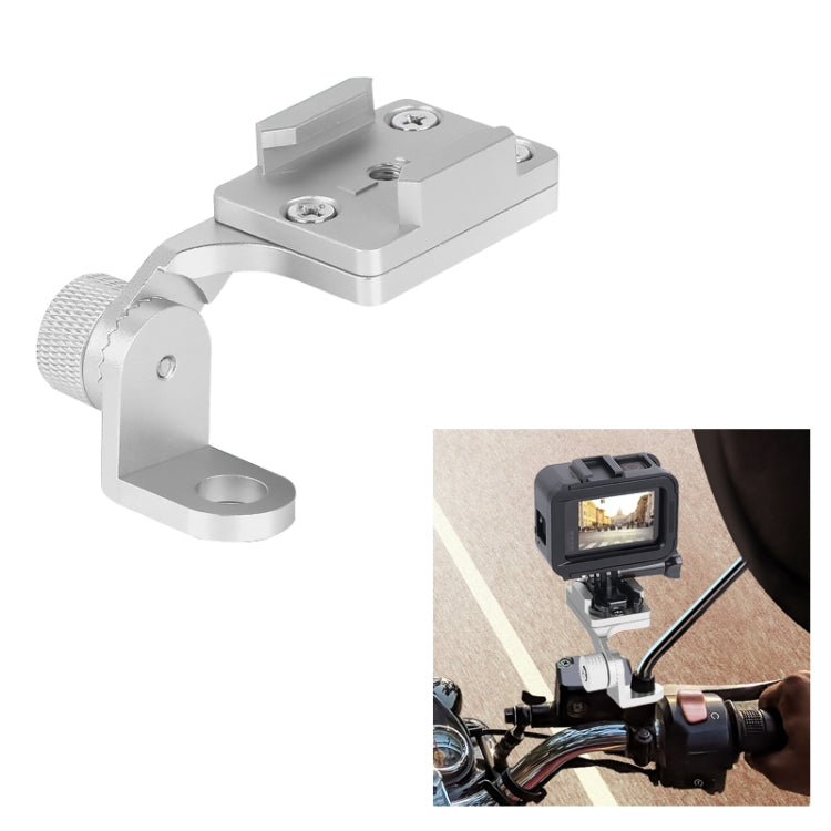 RUIGPRO Staffa per telefono in lega per manubrio moto per GoPro HERO9 Black / HERO8 Black /7/6/5, Insta360 One R, DJI Osmo Action, fotocamere Xiaoyi Sport