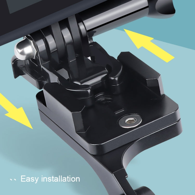 RUIGPRO Staffa per telefono in lega per manubrio moto per fotocamera sportiva GoPro/ Insta360/DJI OSMO