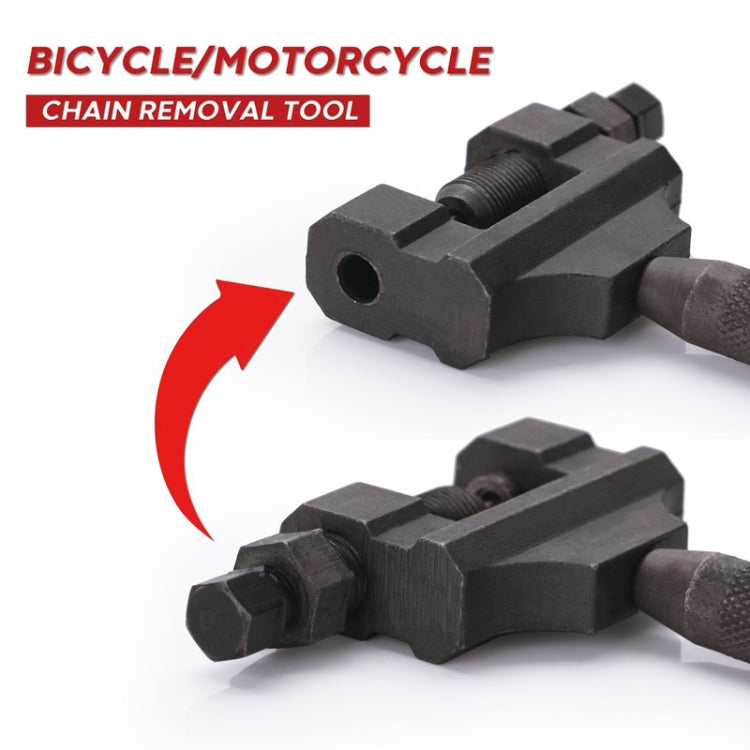 Speedpark Dispositivo di rimozione catena per moto/bicicletta 420-530 Strumento di rimozione catena tipo scheda con impugnatura intercambiabile, SC005