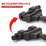 Speedpark Dispositivo di rimozione catena per moto/bicicletta 420-530 Strumento di rimozione catena tipo scheda con impugnatura intercambiabile, SC005