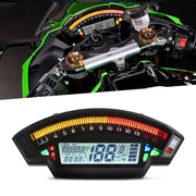 Speedpark Tachimetro digitale LCD TFT per moto 14000 giri/min Contachilometri moto retroilluminato a 6 marce per misuratore di cilindri 1,2,4, MLS062