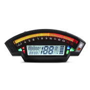 Speedpark Tachimetro digitale LCD TFT per moto 14000 giri/min Contachilometri moto retroilluminato a 6 marce per misuratore di cilindri 1,2,4, MLS062