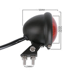 Luce freno fanale posteriore modificata per moto Speedpark 12V per Harley, For Harley(Black), For Harley(Black Red), For Harley(Silver+Black), For Harley(Silver+Red)