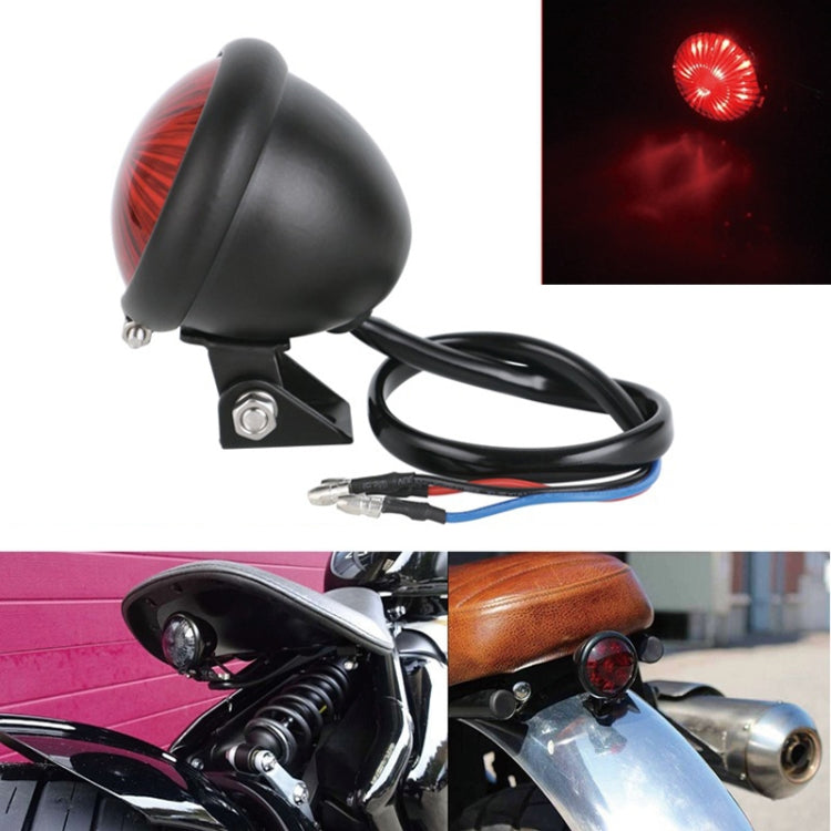 Luce freno fanale posteriore modificata per moto Speedpark 12V per Harley, For Harley(Black), For Harley(Black Red), For Harley(Silver+Black), For Harley(Silver+Red)