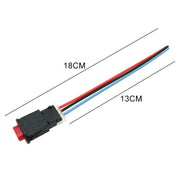 Interruttore della luce di avvertimento doppio lampeggiante modificato per scooter da 5 pezzi, Double Flashing Warning Light Switch