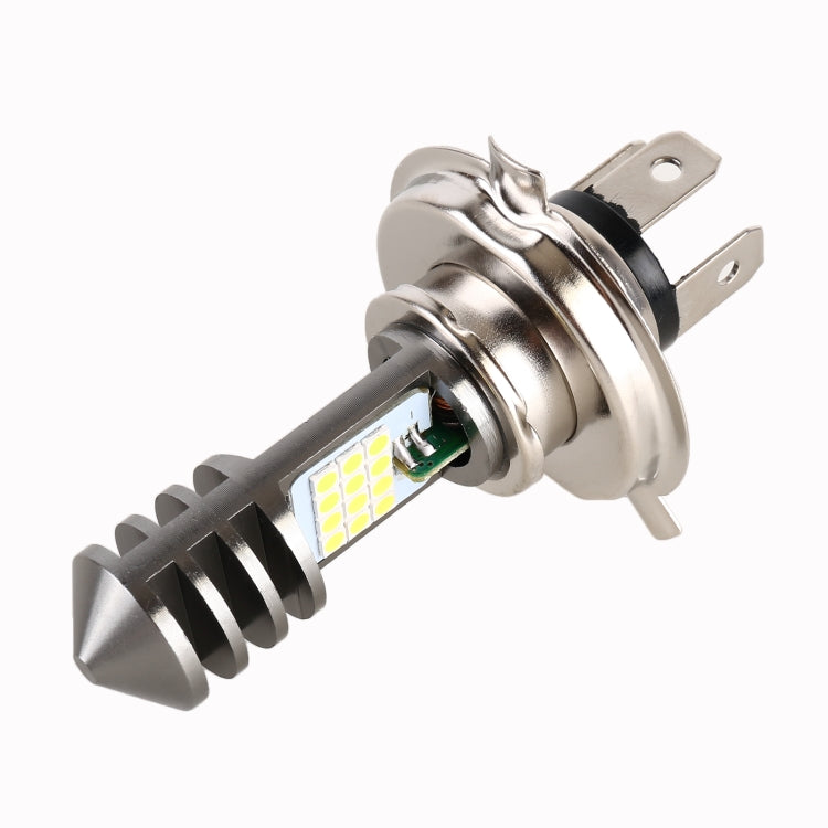 Faro LED per moto H4 DC12V / 7,4W con perline lampada SMD-3030 da 24 LED, H4 Style 1 (White Light), H4 Style 1 (Yellow + White)