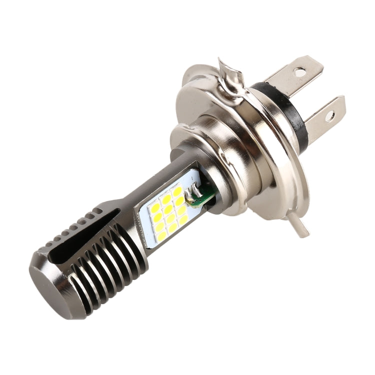 Faro LED per moto H4 DC12V / 7,4W con perline lampada SMD-3030 da 24 LED, H4 Style 2 (White Light), H4 Style 2 (Yellow + White)