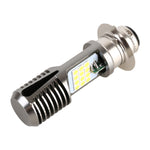 Faro LED per moto PX15D DC12V / 7,4W con perline lampada SMD-3030 da 24 LED, PX15D Style 2 (White Light), PX15D Style 2 (Yellow + White)