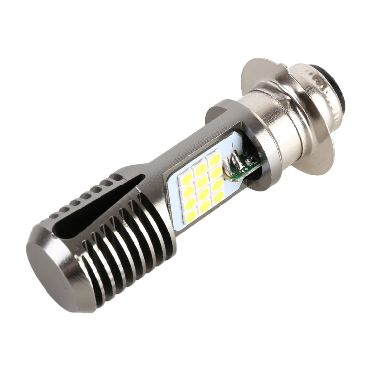 Faro LED per moto PX15D DC12V / 7,4W con perline lampada SMD-3030 da 24 LED, PX15D Style 2 (White Light), PX15D Style 2 (Yellow + White)