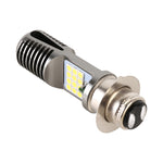 Faro LED per moto PX15D DC12V / 7,4W con perline lampada SMD-3030 da 24 LED, PX15D Style 2 (White Light), PX15D Style 2 (Yellow + White)