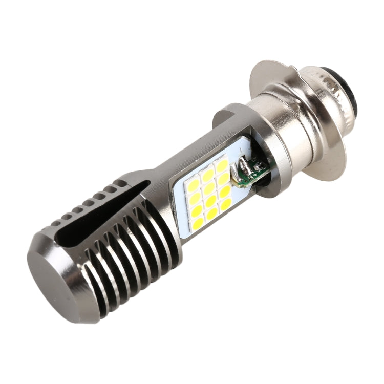 Faro LED per moto PX15D DC12V / 7,4W con perline lampada SMD-3030 da 24 LED, PX15D Style 2 (White Light), PX15D Style 2 (Yellow + White)