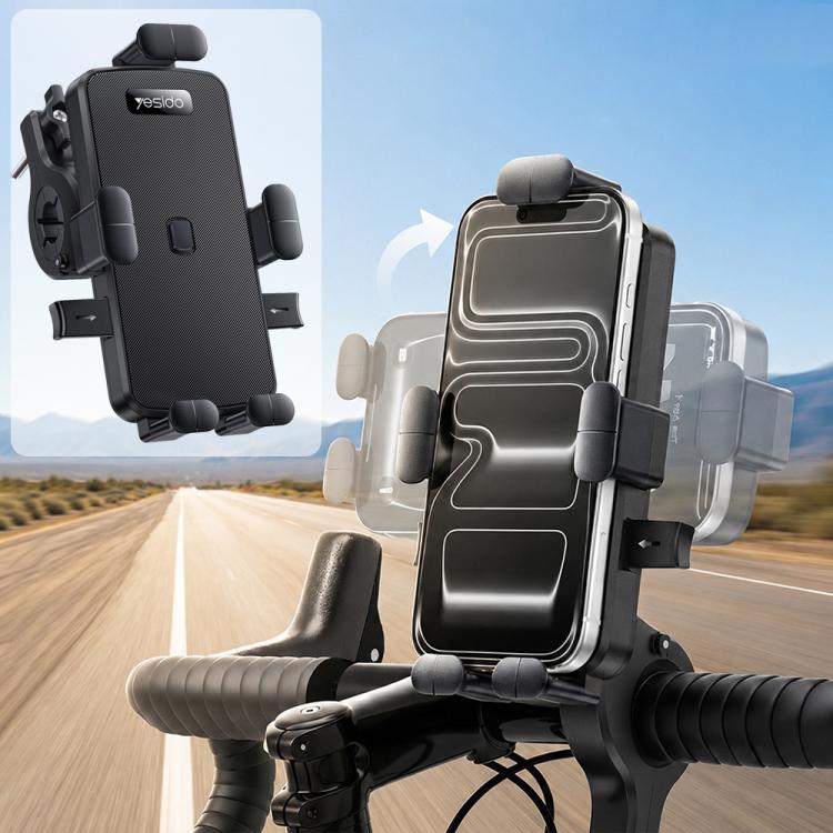 Supporto per telefono girevole Yesido C336 per bicicletta e moto.