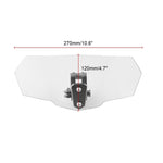 MB-WE024 Parabrezza rinforzato acrilico modificato universale per moto, MB-WE024(Black), MB-WE024(Grey), MB-WE024(White)