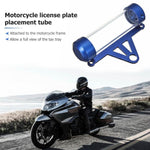 MP1001 Tubo per Posizionamento Targa Auto in Carta per Moto Tubo per Targa per Moto Impermeabile Tubo Cilindrico per Carta Porta Targa per Veicolo Aereo per Motociclette, MP1001(Black), MP1001(Blue), MP1001(Red), MP1001(White)