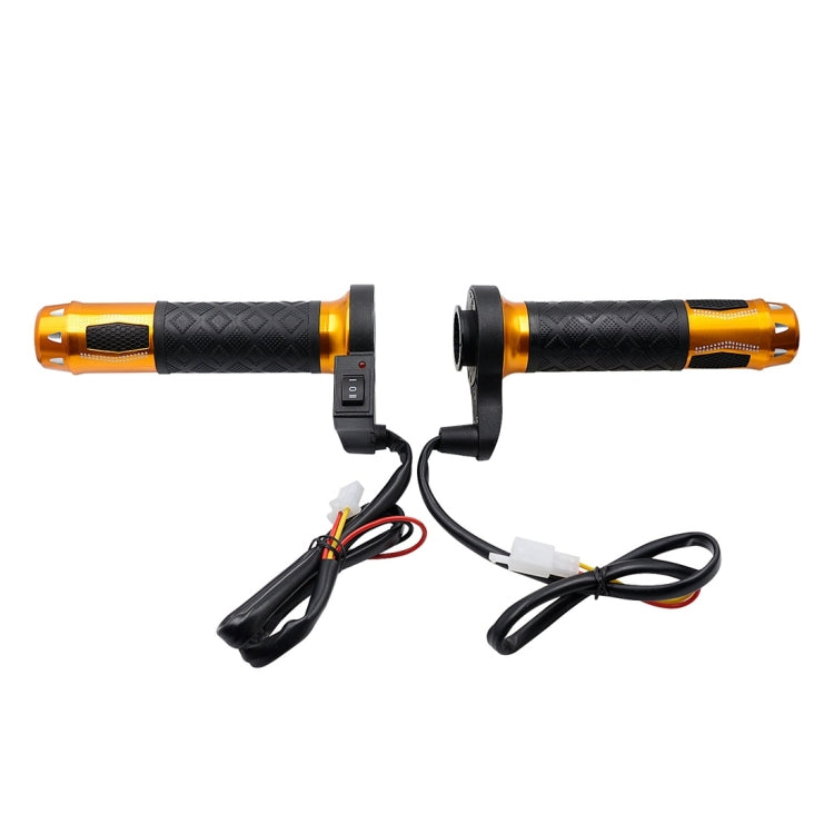 CS-764A1 Manubrio con impugnatura riscaldata, copertura per impugnatura elettrica in lega di alluminio per scooter da moto 12V