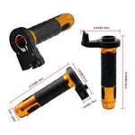 CS-764A1 Manubrio con impugnatura riscaldata, copertura per impugnatura elettrica in lega di alluminio per scooter da moto 12V
