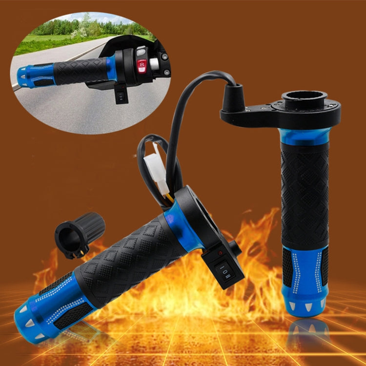 CS-764A1 Manubrio con impugnatura riscaldata, copertura per impugnatura elettrica in lega di alluminio per scooter da moto 12V