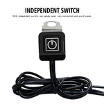 WUPP ZH-975A3 Caricabatterie a ricarica rapida doppio QC3.0 per telefono cellulare impermeabile in lega di alluminio per moto con voltmetro, ZH-975B3, ZH-975A3