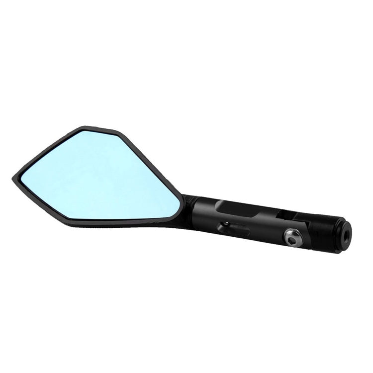 Specchietto retrovisore laterale riflettente con rombo in lega di alluminio per moto modificato