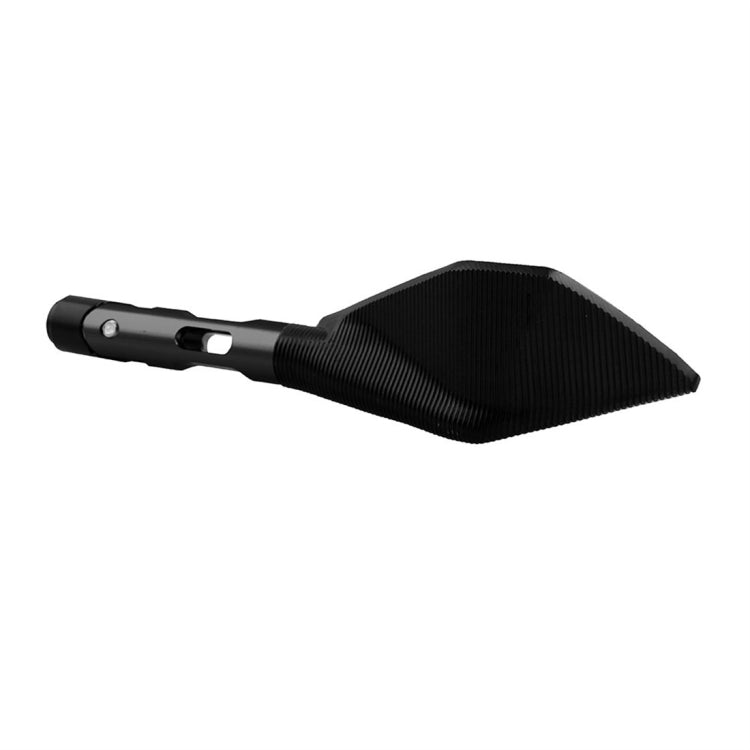 Specchietto retrovisore laterale riflettente con rombo in lega di alluminio per moto modificato