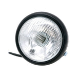 Accessori per la modifica del faro a LED della lampada retrò con guscio nero per moto da 5,75 pollici per CG125 / GN125, Black Shell Retro Lamp