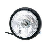 Accessori per la modifica del faro a LED della lampada retrò con guscio nero per moto da 5,75 pollici per CG125 / GN125, Black Shell Retro Lamp