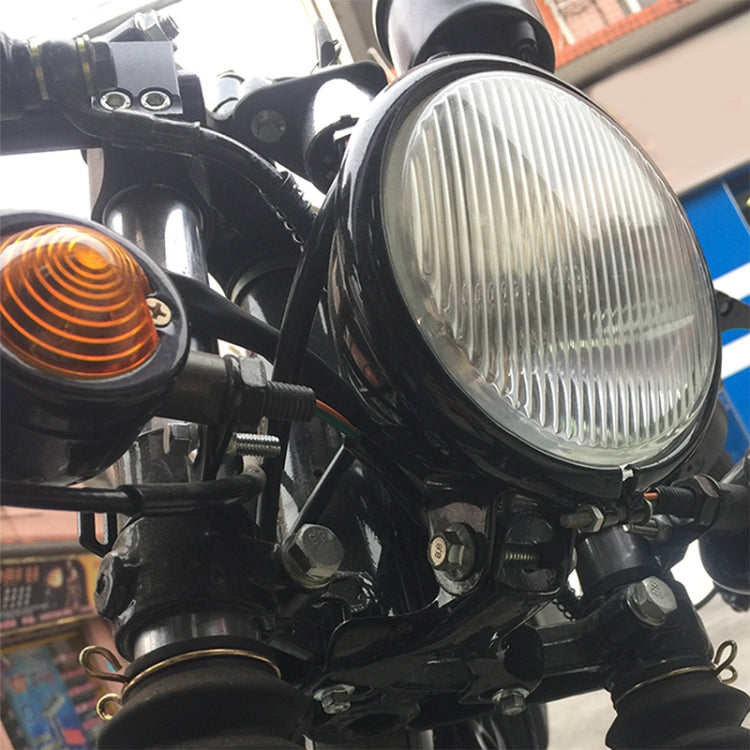 Accessori per la modifica dei fari a LED con lampada retrò in vetro nero da 4 pollici, 4 inch Black Shell Glass Retro Lamp