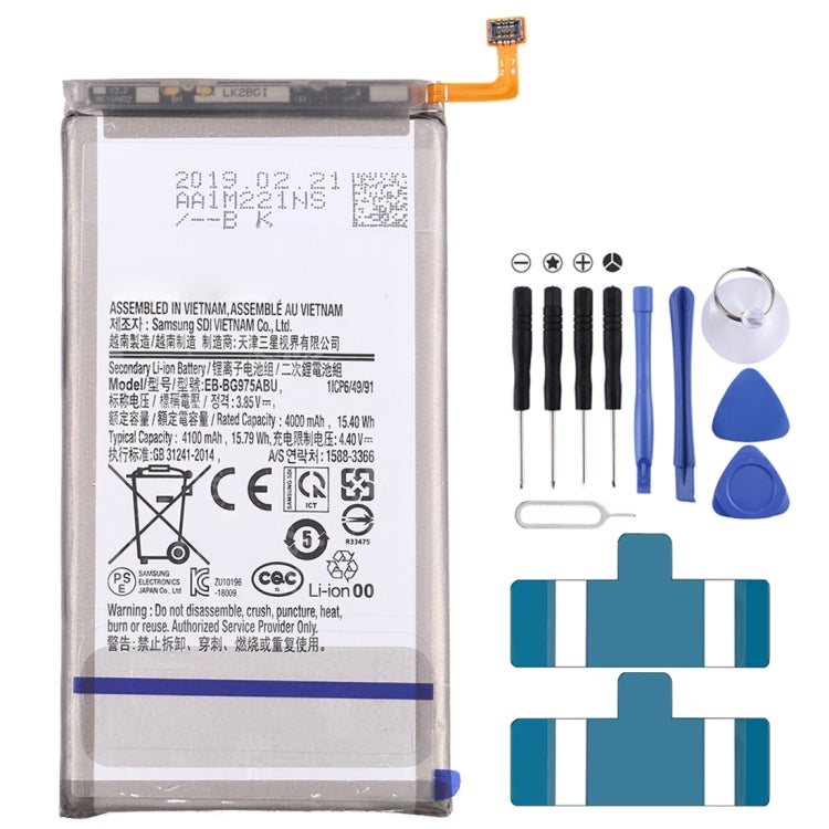 Original Removable Li-ion Battery EB-BG975ABU for Samsung Galaxy S10+, For Samsung Galaxy S10+