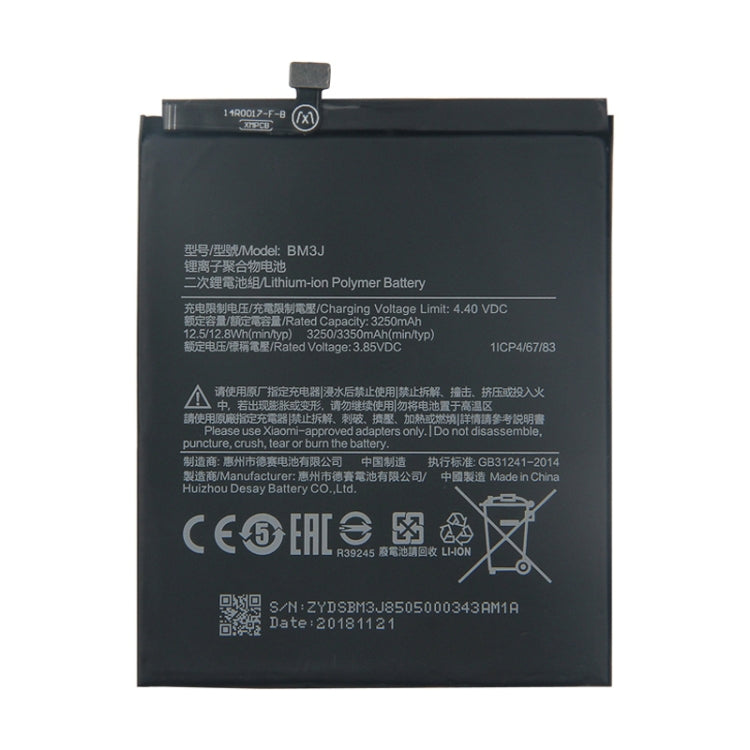 BM3J 3250mAh Lithium Polymer Battery for Xiaomi Mi 8 Lite, For Xiaomi Mi 8 Lite