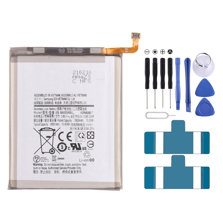 Original EB-BA505ABN 4000mAh Li-ion Battery Replacement for Samsung Galaxy A50 SM-A505/A30 SM-A305/A30S SM-A307/ASM-A205, For Samsung Galaxy A50