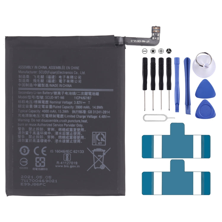 Batteria sostitutiva agli ioni di litio SCUD-WT-N6 da 4000 mAh per Samsung Galaxy A10S SM-A107/A20S SM-A207, For Samsung Galaxy A10S