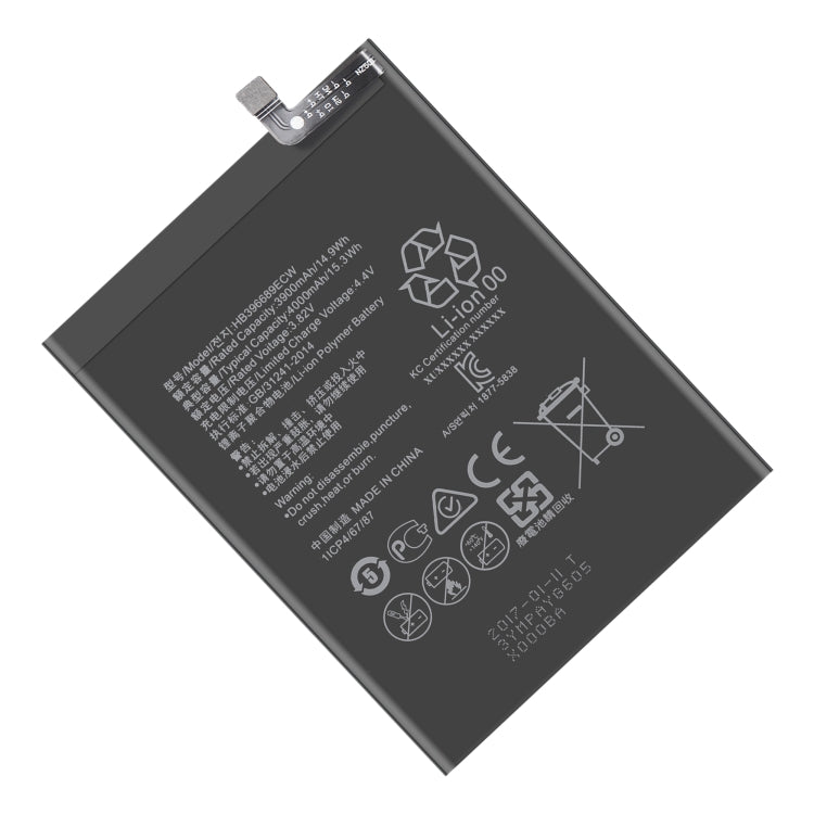 HB396689ECW 4000mAh Lithium Polymer Replacement Battery for Huawei Y7 Prime / Y7 2017 / Enjoy 7 Plus, For Huawei Y7 Prime