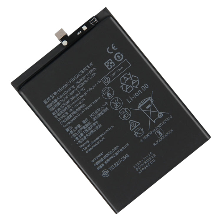 Batteria sostitutiva ai polimeri di litio HB426388EEW da 4000 mAh per Huawei Enjoy 20 Pro / Enjoy Z / Honor 30 Youth, For Huawei Enjoy 20 Pro