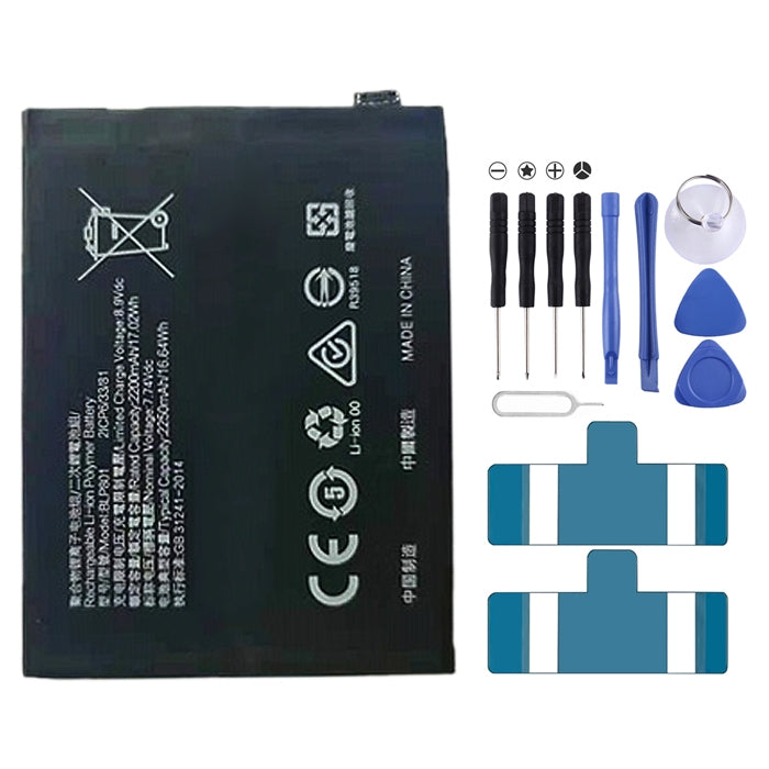 BLP801 2250mAh for OnePlus 8T Lithium Polymer Battery, For OnePlus 8T