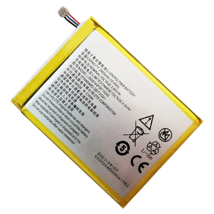 2800mAh LI3820T43P3h715345 per batteria ai polimeri di litio ZTE Grand S Flex, For ZTE Grand S Flex