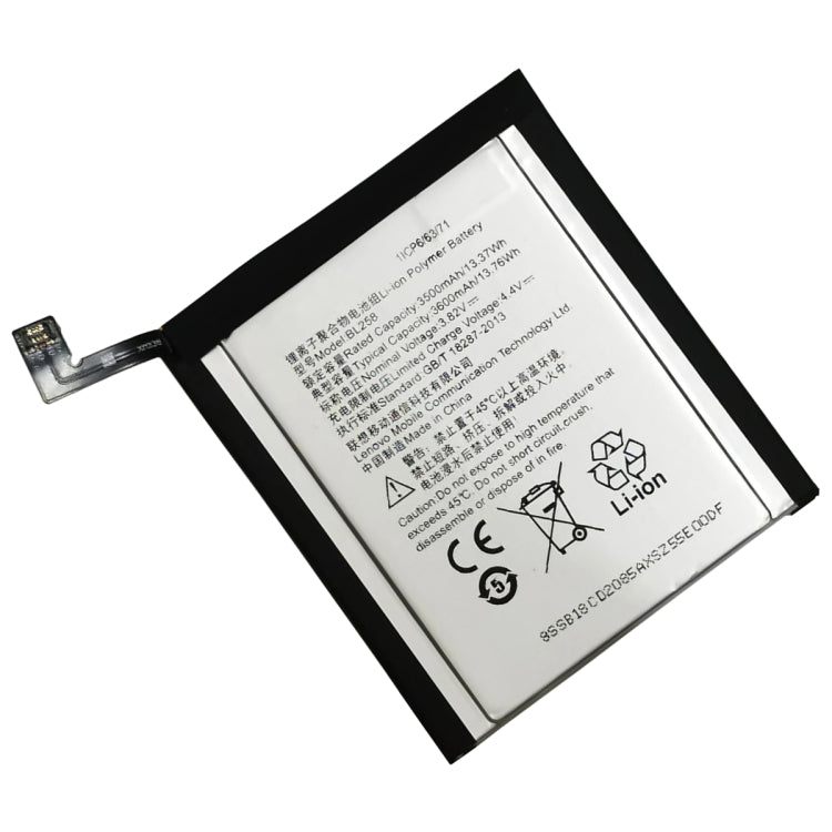 BL258 3500mAh Lithium Polymer Battery for Lenovo Vibe X3, For Lenovo Vibe X3