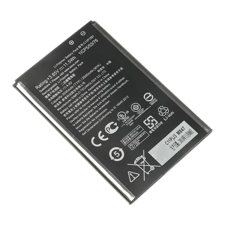 C11P1501 2900mAh Lithium Polymer Battery for Asus ZenFone 2 Laser / Zenfone Selfie ZD551KL ZE601KL ZE550KL, For Asus ZenFone 2 Laser