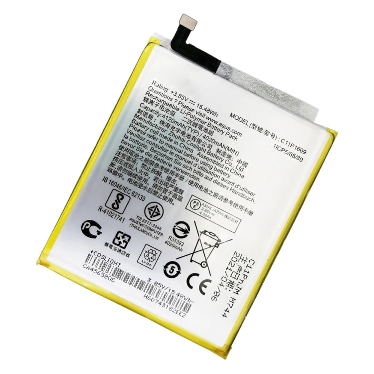 C11P1609 4020mAh Lithium Polymer Battery for Asus Zenfone 3 Max ZC553KL, For Asus Zenfone 3 Max ZC553KL