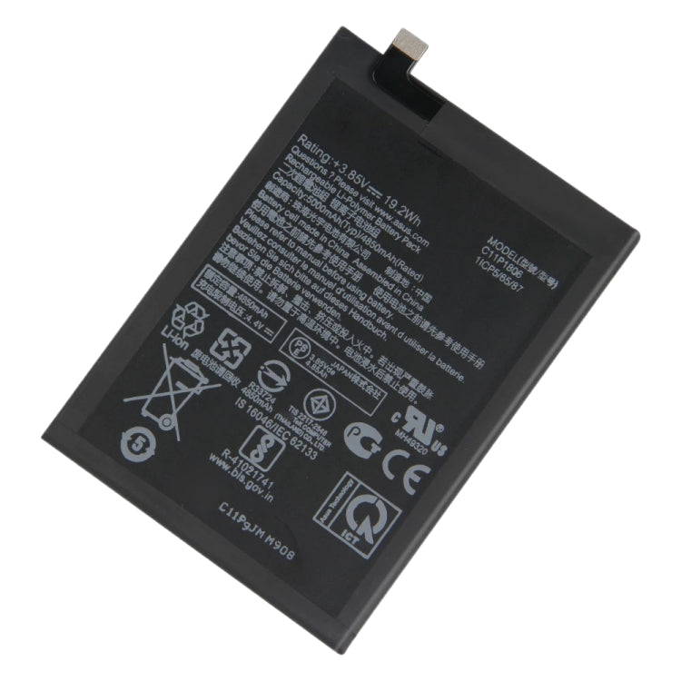 Batteria ai polimeri di litio C11P1806 da 5000 mAh per Asus ZenFone 6 ZS630KL, For Asus ZenFone 6 ZS630KL