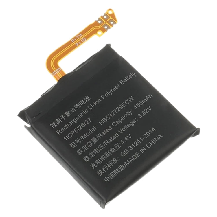 HB532729ECW 455 mAh lithium polymer battery for Huawei Watch GT 2 46 mm, For Huawei Watch GT 2 46mm