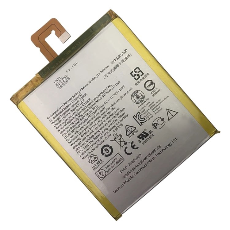 Batteria ai polimeri di litio L13D1P31 da 3550 mAh per Lenovo Pad A3500 S5000, For Lenovo Pad