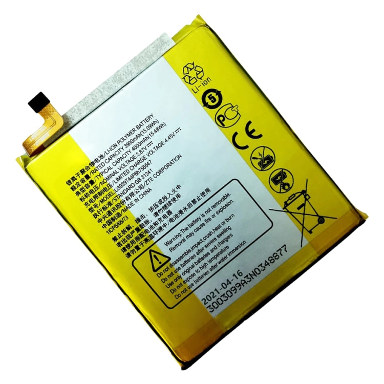 3900mAh Li-ion Polymer Battery for ZTE Axon 10 Pro 5G / Axon 9 Pro, For ZTE Axon 10 Pro 5G / Axon 9 Pro