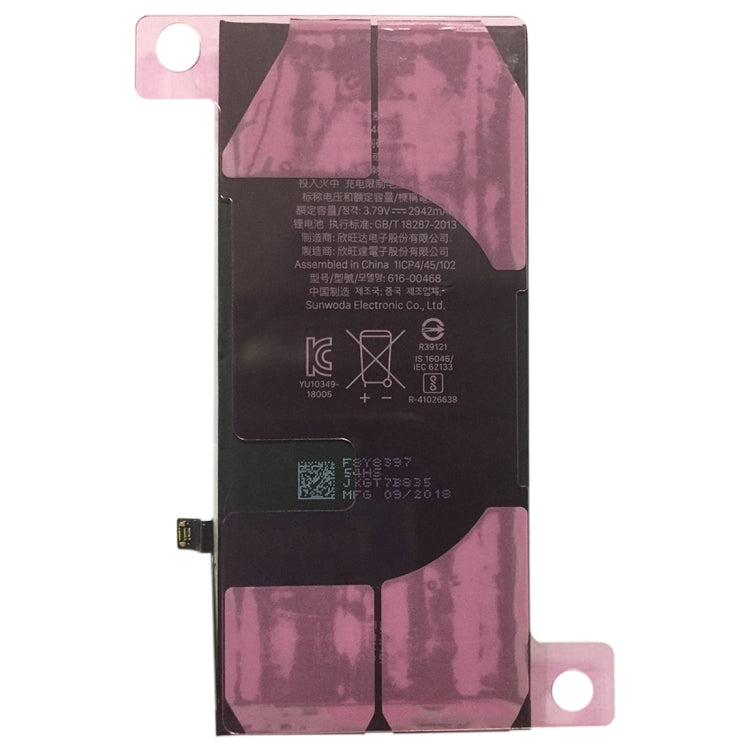 2942mAh Lithium-ion Battery for iPhone XR, For iPhone XR