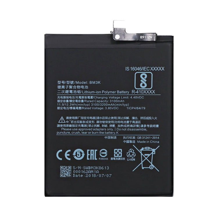 BM3K 3100mAh Lithium Polymer Battery for Xiaomi Mi Mix 3, For Xiaomi Mi Mix 3