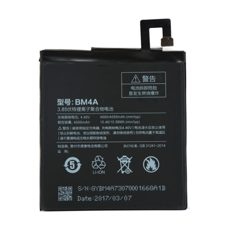 BM4A 4000mAh Lithium Polymer Battery for Xiaomi Redmi Pro, For Xiaomi Redmi Pro